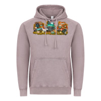 Vintage Zinc thanksgiving trucks bbs Vintage Hoodie - BundleAndBundleShop