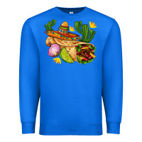 True Royal burrito  with sombrero and union with cactus Premium Sweatshirt - AdoDesignShop