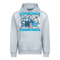 Heather Grey let it snow Urban Hoodie - JahusDesignShop