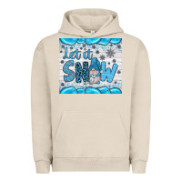 Pigment French Oak let it snow Urban Hoodie - JahusDesignShop