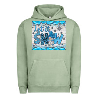 Pigment Oil Green let it snow Urban Hoodie - JahusDesignShop
