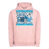 Pigment Salmon let it snow Urban Hoodie - JahusDesignShop