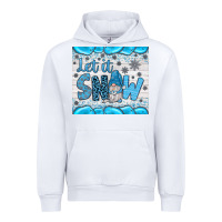 White let it snow Urban Hoodie - JahusDesignShop