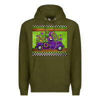 Army Green mardi gras truck Premium Hoodie - Jasminsmagicworld
