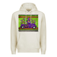 Oatmeal Heather mardi gras truck Premium Hoodie - Jasminsmagicworld