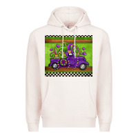 Pale Pink mardi gras truck Premium Hoodie - Jasminsmagicworld