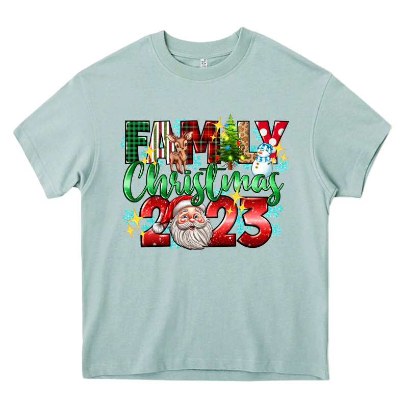 Family Christmas 2023 Heavy Core Tee by texasbilliewilder | Teevron
