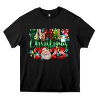 Black family christmas 2023 Heavy Core Tee - texasbilliewilder