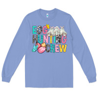 Colony Blue Egg Hunting Crew easter Day Long Sleeve Tee - BundleAndBundleShop