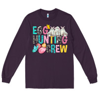 Plum Egg Hunting Crew easter Day Long Sleeve Tee - BundleAndBundleShop