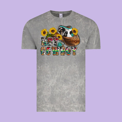 Hey Cowbow Vintage Tee Designed By Oliviacreatesart