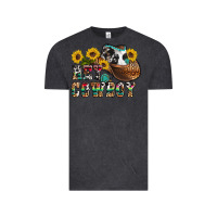 Vintage Black hey cowbow Vintage Tee - OliviaCreatesArt