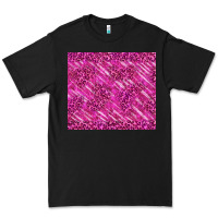 Black pink glitter with leopard pattern Premium Tee - TumblerDesignByShophia