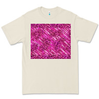 Bone pink glitter with leopard pattern Premium Tee - TumblerDesignByShophia