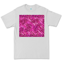 Dove Grey pink glitter with leopard pattern Premium Tee - TumblerDesignByShophia
