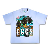 Grape Ice Easter Day Monster truck crushing eggs Urban Heavy Tee - OliviaCreatesArt