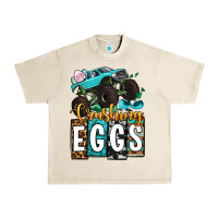 Sandshell Easter Day Monster truck crushing eggs Urban Heavy Tee - OliviaCreatesArt