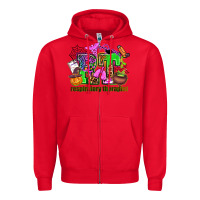 Red rt respiratory therapist Zipper Hoodie - AdoDesignShop