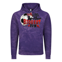 Cloud Purple little brother biggest fan soccer Vintage Hoodie - FaDigitalArtStudio