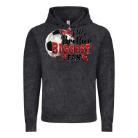 Vintage Black little brother biggest fan soccer Vintage Hoodie - FaDigitalArtStudio