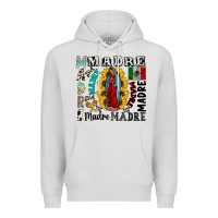 Dove Grey madre Premium Hoodie - CowhideDigitalArt