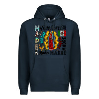 Navy madre Premium Hoodie - CowhideDigitalArt