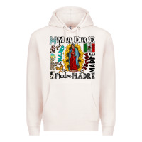 Pale Pink madre Premium Hoodie - CowhideDigitalArt