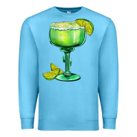 Ocean Blue mexican margarita Premium Sweatshirt - AdoDesignShop