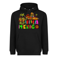 Black viva mexico Heavyweight Hoodie - AdoDesignShop