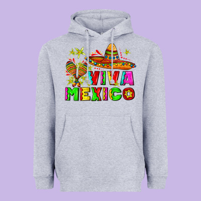 Viva Mexico Heavyweight Hoodie Designed By Adodesignshop