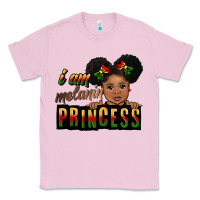 Bubblegum Pink i am melanin princess black peekaboo Classic Tee - CowGirlArtShop