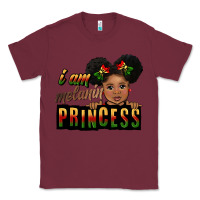 Burgundy i am melanin princess black peekaboo Classic Tee - CowGirlArtShop