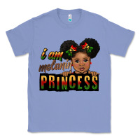 Colony Blue i am melanin princess black peekaboo Classic Tee - CowGirlArtShop