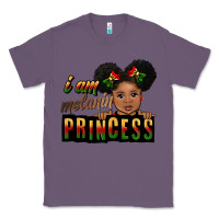 Lavender i am melanin princess black peekaboo Classic Tee - CowGirlArtShop