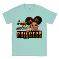 Seafoam i am melanin princess black peekaboo Classic Tee - CowGirlArtShop