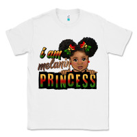 White i am melanin princess black peekaboo Classic Tee - CowGirlArtShop