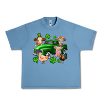 Pebble Blue St. Patrick's farm animal truck Urban Heavy Tee - OliviaCreatesArt