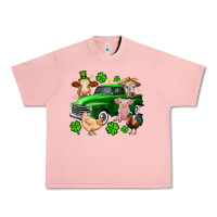Salmon St. Patrick's farm animal truck Urban Heavy Tee - OliviaCreatesArt
