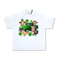 White St. Patrick's farm animal truck Urban Heavy Tee - OliviaCreatesArt