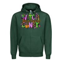 Sports Green witch better have my candy Zipper Hoodie - AdoDesignShop