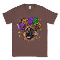 Chestnut Mardi gras hat german shepherd Classic Tee - RanaPortraitStore