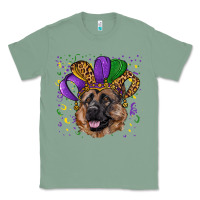 Sage Mardi gras hat german shepherd Classic Tee - RanaPortraitStore