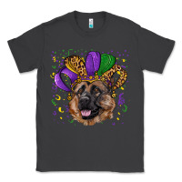 Smoke Mardi gras hat german shepherd Classic Tee - RanaPortraitStore