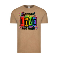 Vintage Coffee spread love not hate Vintage Tee - OliviaCreatesArt