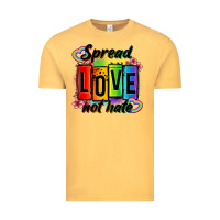 Vintage Mustard spread love not hate Vintage Tee - OliviaCreatesArt
