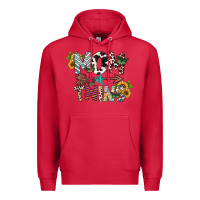 Cardinal mom of twins Premium Hoodie - CowhideDigitalArt