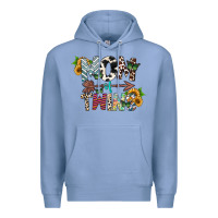 Colony Blue mom of twins Premium Hoodie - CowhideDigitalArt