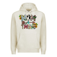 Oatmeal Heather mom of twins Premium Hoodie - CowhideDigitalArt