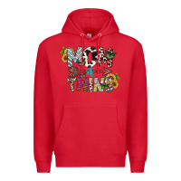 Red mom of twins Premium Hoodie - CowhideDigitalArt