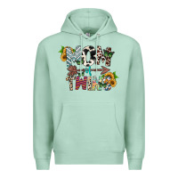 Seafoam mom of twins Premium Hoodie - CowhideDigitalArt